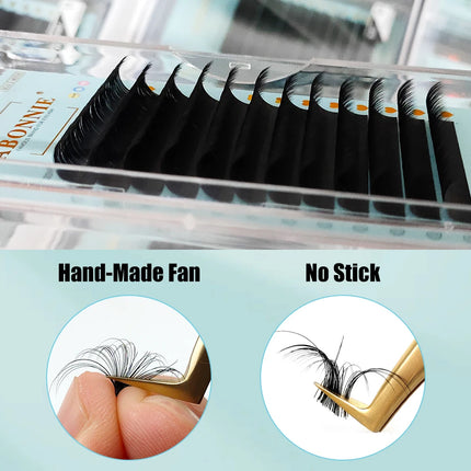 Abonnie LB LJ Curl Cashmere Classic Eyelashes Extensions Mixed Tray LB Curl Eyelashes