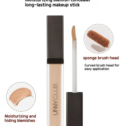 UNNY Club Liquid Concealer Cream Oil Control Light Tranparen Full Coverage SPF30 PA+++ Moisturizing Long-Lasting Cosmetics