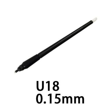 5/10/50PCS New Disposable Microblading Manual Tattoo Pen Sterilized Permanent Makeup Eyebrow Pen With U Blades