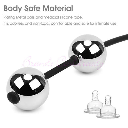 Erotic Weighted Vaginal Ball Geisha Kegel Exerciser Metal Ben Wa Egg Anal Beads Adult Sex Toys for Woman
