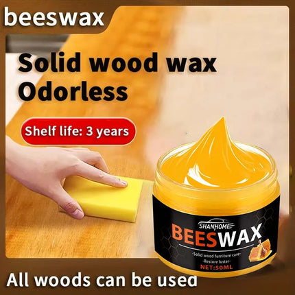 Wood Care Wax Solid Wood Furniture Polishing Seasoning Beeswax Polisher Waterproof Furniture Care Maintenance Beeswax