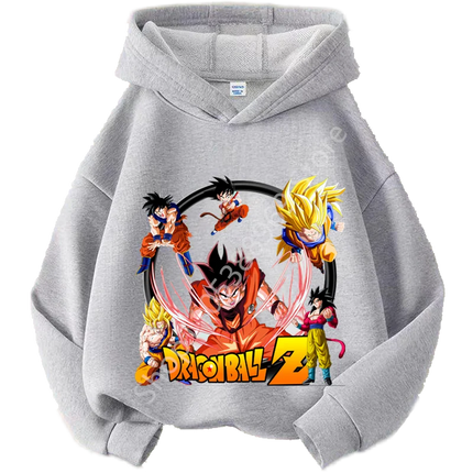2026 Dragon Ball Chibi Characters Kids Hoodie 100-160 Size 3-12 Years Boys Casual Sporty Children's Sweatshirt