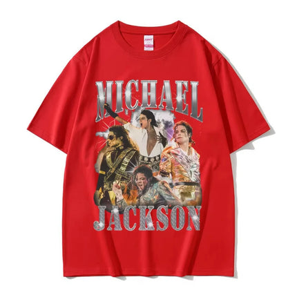 Classic Vintage Michael Jackson Graphic T-shirt Men Women Clothing Fashion Retro Gothic Rock Tshirts Male Punk Oversized T Shirt