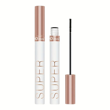 Micro-Fine Brush Mascara - Lengthening & Defining, Clump-Free, Waterproof, Smudge-Proof, Long-Lasting, Natural Volume