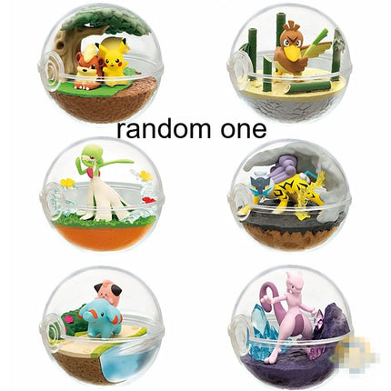 Rement Pokémon Capsule Toys Blind Box Gift Pikachu Cyndaquil Gardevoir Mewtwo Action Figurines Mystery Box Desktop Ornament