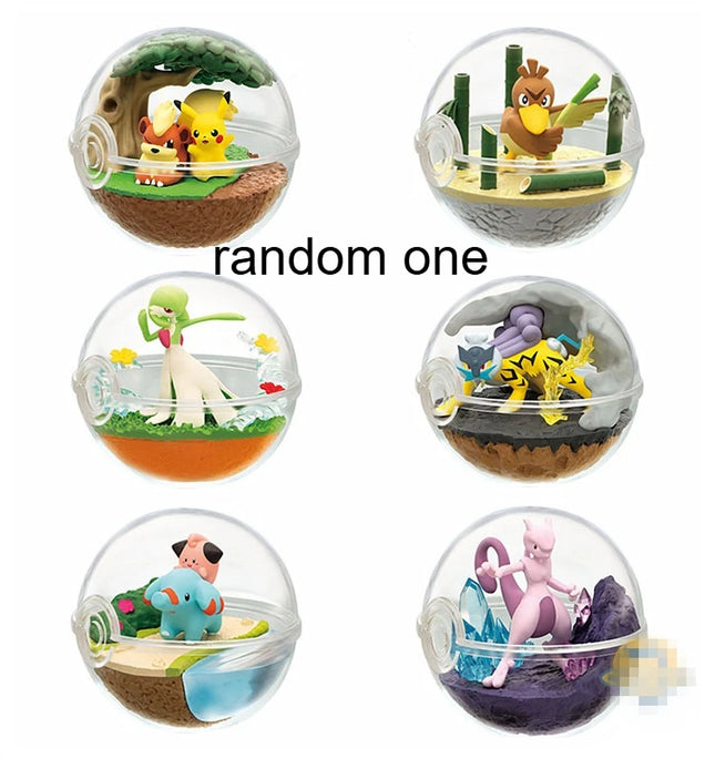 Rement Pokémon Capsule Toys Blind Box Gift Pikachu Cyndaquil Gardevoir Mewtwo Action Figurines Mystery Box Desktop Ornament