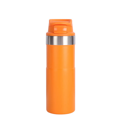 500ml Bpa Free Classic Trigger Action Travel  Coffee Mug 16OZ Double Wall Cup Insulated Sports Portable Water Bottle