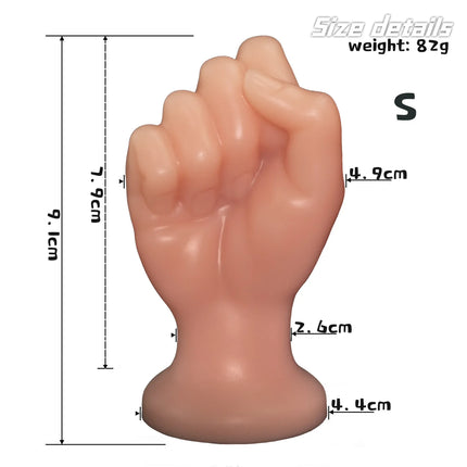 Small Silicone Hand Fist Anal Plug Dildo Female Vaginal G-spot Masturbators Sex Toys For Women Male Masturbation Toys But Plug