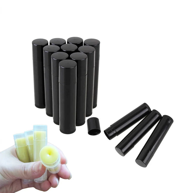 50Pcs 5ml Lip Balm Tube Empty Cosmetic Organizer Lipstick Jars Balm Lip Gloss Tubes Container for Travel Makeup Bottles