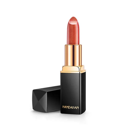 HANDAIYAN Temperature Changing Lipstick Nine Color Lipstick Mermaid Ji Shiny Metal Pearl Gilt Color Changing Lipstick