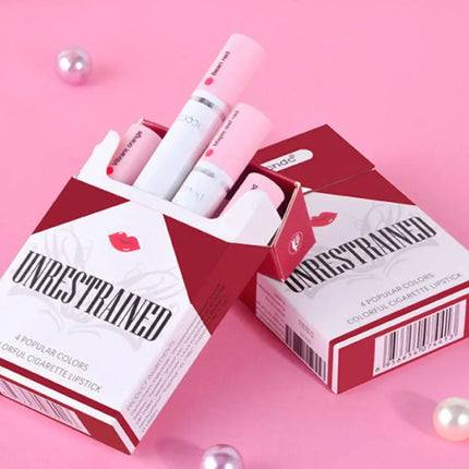 4 Colors Lana Del Rey Matte Lipstick Kits 24 Hours Long-Lasting Lip Tint Stain Set Women Waterproof Glossy Make Up Lipsticks