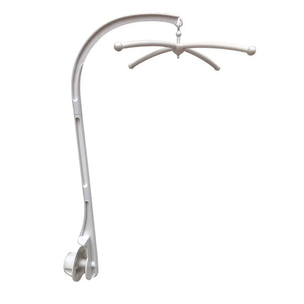 White Baby Crib Mobile Bed Bell Toys Holder Infant Toy Arm Bracket Wind-up Music Box Baby Toys Carousel Rattles Bracket Set Bébé