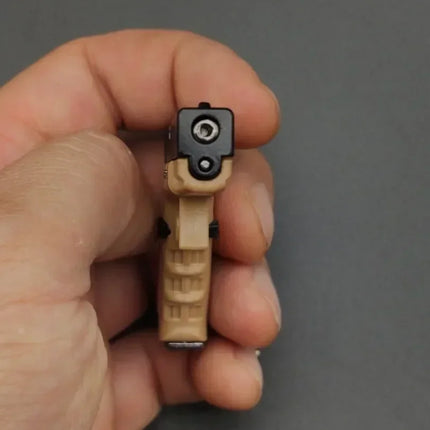 Semi-Alloy 1:3 Pistol Model Metal Mini G17 Toy Gun Detachable DIY Keychain Pendant Ornaments Children's Toy Christmas Pendant