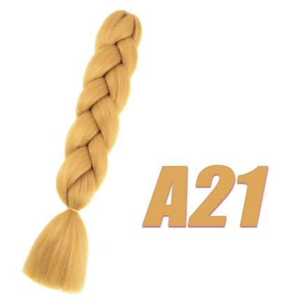 Purple Braiding Hair Pre Stretched Synthetic Kanekalon Crochet Hair Jumbo Braids Extensions Hair Accessories For Girls Braids