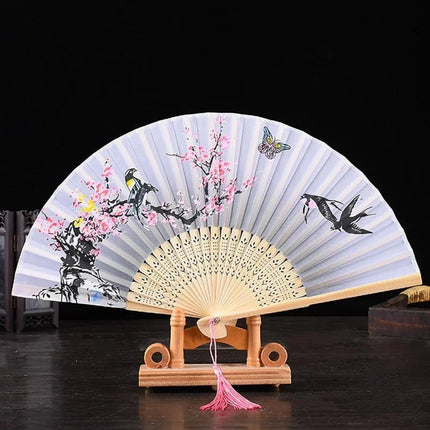 Silk Folding Fan / Éventail Pliant Soie