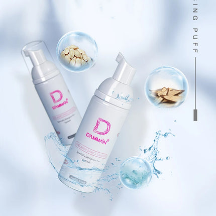 Eyelash Cleansing Mousse Eyelash Shampoo Concentrate Mousse Gentle No Stimulation Eyelash Extension Remover 60ml Makeup Tools