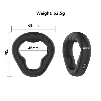 Liquid all-inclusive glue lock ring, soft vibration delay ring, male massage masturbator