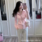 2 Code S suggestion (40.00 kg-50.00 kg / Steel seal peony pink slim sweater