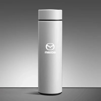 Car Smart Thermos Bottle With Temperature Display Coffee Cup For Mazda 3 6 Atenza Axela Demio CX3 CX5 MP MS RX8 Car Accessories