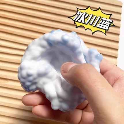 Creative colorful ice cube squishy ball, DIY squeeze toy, popping bubble beads—this viral stress-relief toy is the decompression