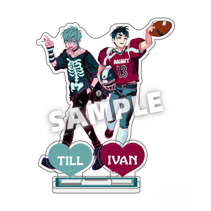 Anime ALIEN STAGE IVAN TILL LUKA SUA MIZI Gift Toy Acrylic Stand Model Action Figure Ornament Accessories Model Desktop keychain
