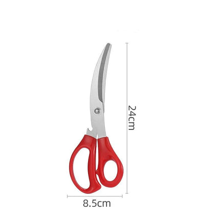 Stainless Steel Grill Shear Multifunctional Barbecue Scissors Food Vegetable Meat Scissor Kitchen Gadget Peferct for BBQ Camping