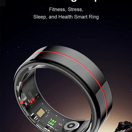 R04 Smart Ring 2025 NEW Men Women Multi Sports Modes Body Temperature HRV Health and Sleep Monitor Stainless Steel Sport Ring