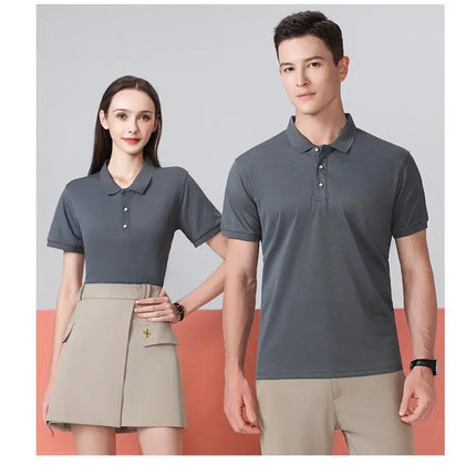 2025 New Fashionable Customized Polo Shirt, Suitable for Both Men and Women, Personalized Logo, Suitable for Business