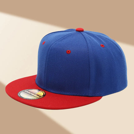 Custom Hat Unisex Hip hop Flat Trucker Hats Women Men Dance Caps Solid Color Adjustable Flat Bill Adult Snapback Hat with Logo