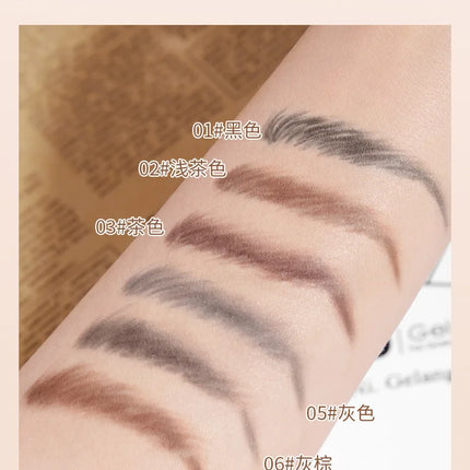 3PCS high-quality 2mm ultra-fine wire eyebrow pencil with precision carving, quick drawing, smooth and waterproof makeup pen