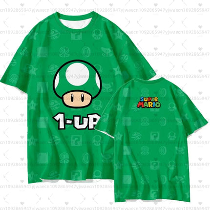 2026 Summer men women Sweet Princess Style Super Mario Peach T-Shirt Men Women Game Graphic Tee Breathable Quick Dry Casual Tops