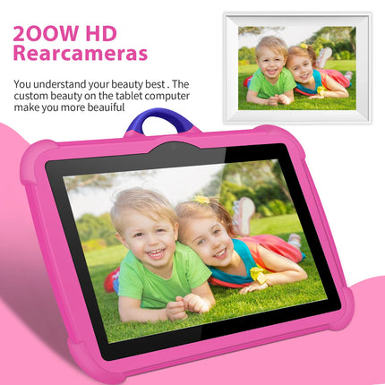 2025 New 7 Inch 5G WiFi Kids Tablets For Study Education Quad Core 4GB RAM 64GB ROM Bluetooth Dual Cameras Tablet PC Android 13