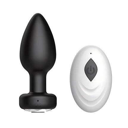 Soft Silicone Anal Plug Mini Erotic Bullet Vibrator Butt Plug Sex Toy for Men Women Gay Couples Anal Prostate Stimulator