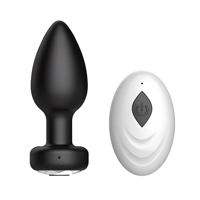 Soft Silicone Anal Plug Mini Erotic Bullet Vibrator Butt Plug Sex Toy for Men Women Gay Couples Anal Prostate Stimulator