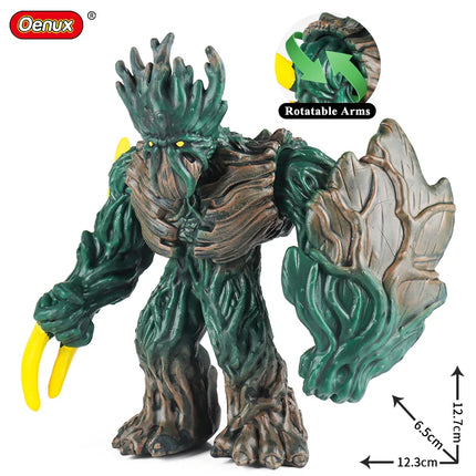 Oenux Simulation Dinosaur Dragon Turtles Fire Bull Orangutan Magma Golem Animal Model Action Figures Pvc Collection Kid Toy Gift