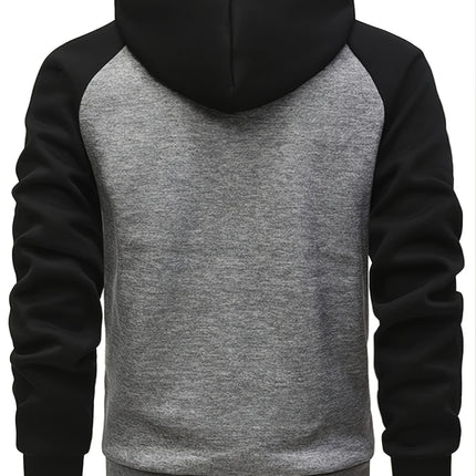 Autumn Winter New Zipper Fleece Hooded Coat Casual Men Women Plus Size Loose Pullover Fashion Raglan Sleeves Sweatshirt Top