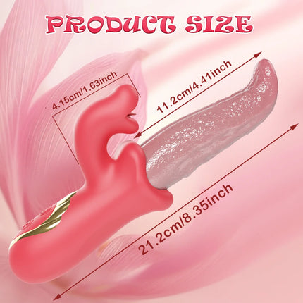 Sexy Adult Tongue Licking Nipple Vagina Vibrator Masturbation Tools Women Men Anal Dildo Vibrator Masturbation Tools for Women