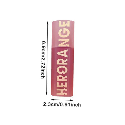 [T81]1Pc HERORANGE Mirror Gloss Lip Gloss Mirror Water Gloss Long-Lasting Not Easy To Fade, Film Formation Transparent Lip Paste