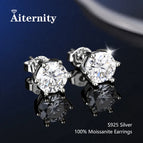 6 Prong White / 1ct(6.5mm)x 2pcs-box