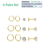 6 Pairs H08 Gold Set