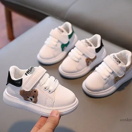 Baby Panda Sneakers Toddler Fashion Sports Shoes for Boys Girls Flats Walking Shoes Soft Sole Kids Sneakers