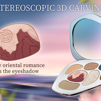 CATKIN Eyeshadow Blush Full Face Matte Shimmer Glitter High Pigmented Face Highlighter Shading Powder