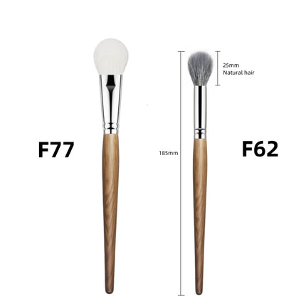 Natural Hair Blush Brush Face Highlighter Shadow Makeup Brushes Natural Goat Hairs Bronzer Pro Essential Cosmetic Tools