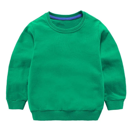 Cotton Sweatshirts For Boys Long Sleeve Kids Girls Children Basic Tshirt Pullover Kids Hoodies Outerwear Spring Kids Clothing