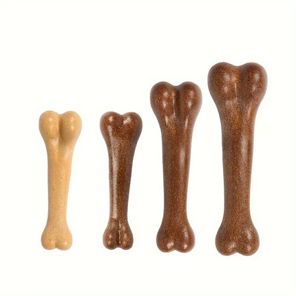 Durable Beef-Flavored Chew Toy for Dogs, Bone-Shaped Interactive Play Toy for Dogs, Teeth Cleaning Training Toy Pet Supplies