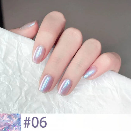1-6PCS Popular Winter Internet Celebrity Hot-selling Northern Lights Cat Eye Magnet Gel Nail Polish Nail Art Nail Supplies
