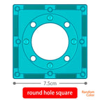 R hole square 8pc
