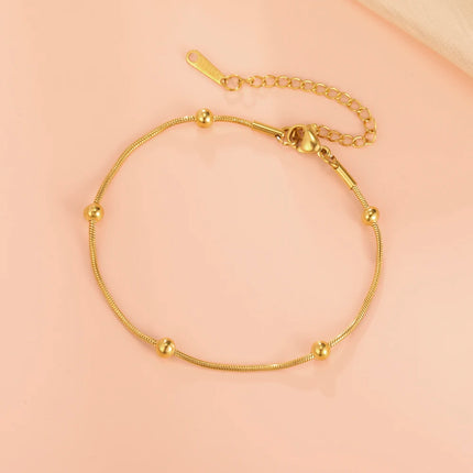 Skyrim Stainless Steel Gold Color Bracelet Twist Figaro Cuban Chain Bracelets Women Trendy Minimalist Jewelry Gifts Wholesale