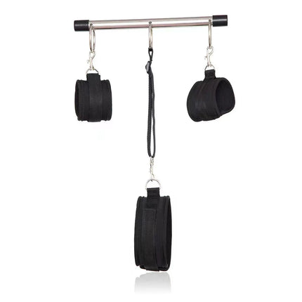 SM Handcuffs Ankle Cuffs Traction Collars Female Slave Genital Training Devices Coercive Tools Leg Spreaders T-shaped Frame