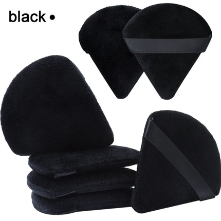 Wholesale makeup brushes 7Pcs Triangel Makeup Powder Puff Soft Velvet Cosmetic Sponges For Contouring, Eye Corners Air Cushion